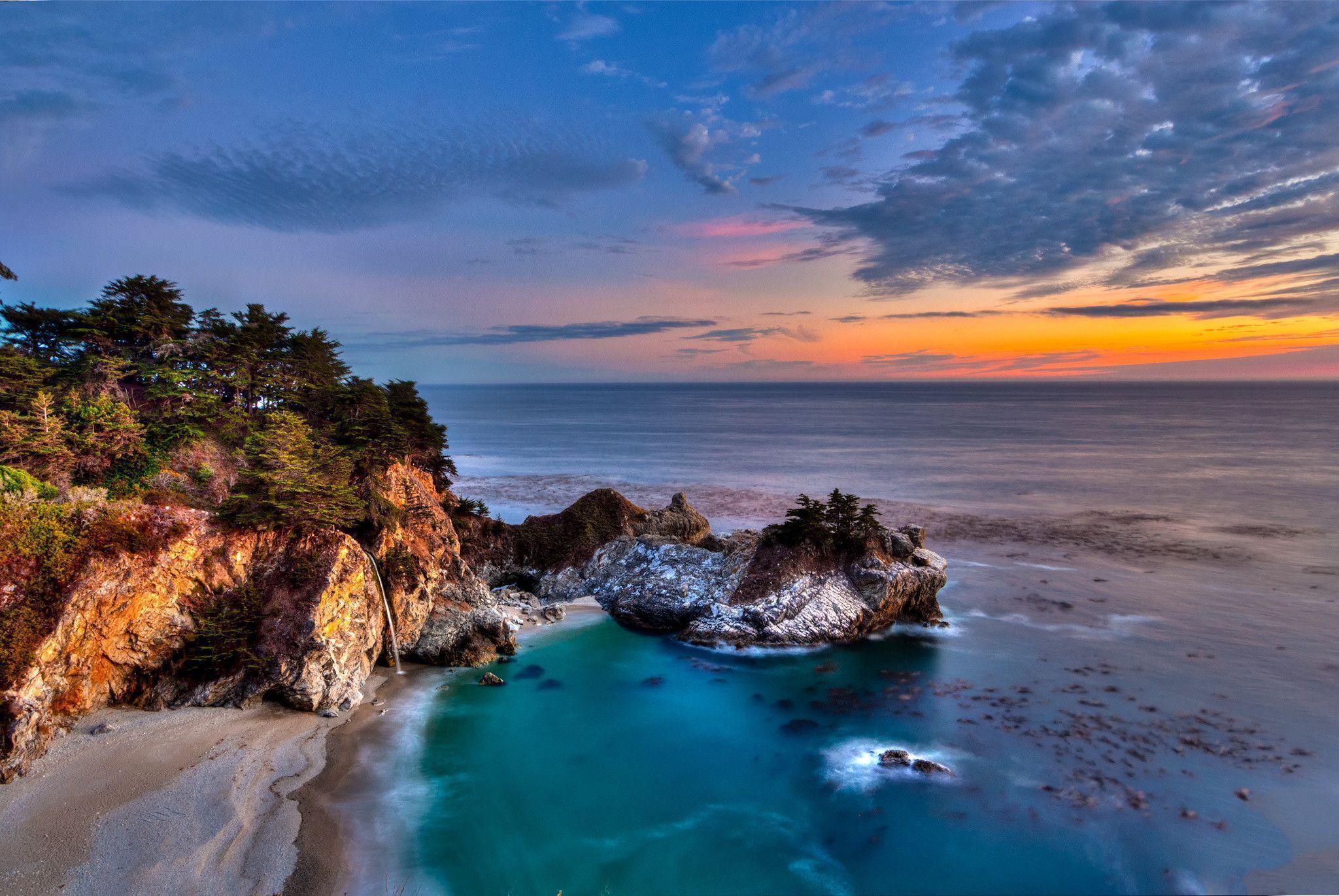 Download wallpapers Julia Pfeiffer Burns State Park, Big Sur