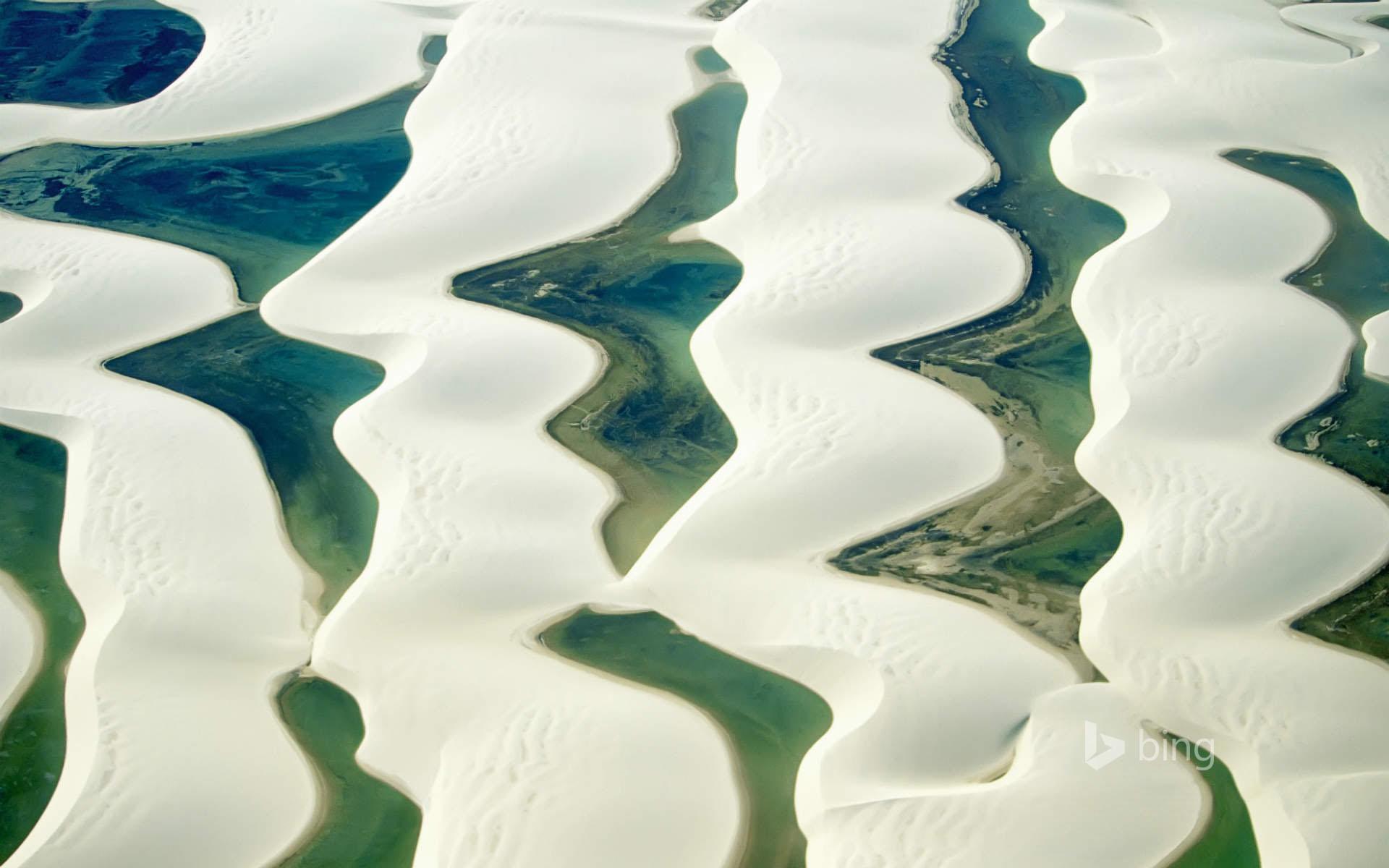 Sandy dunes and natural pools, Lençóis Maranhenses National Park