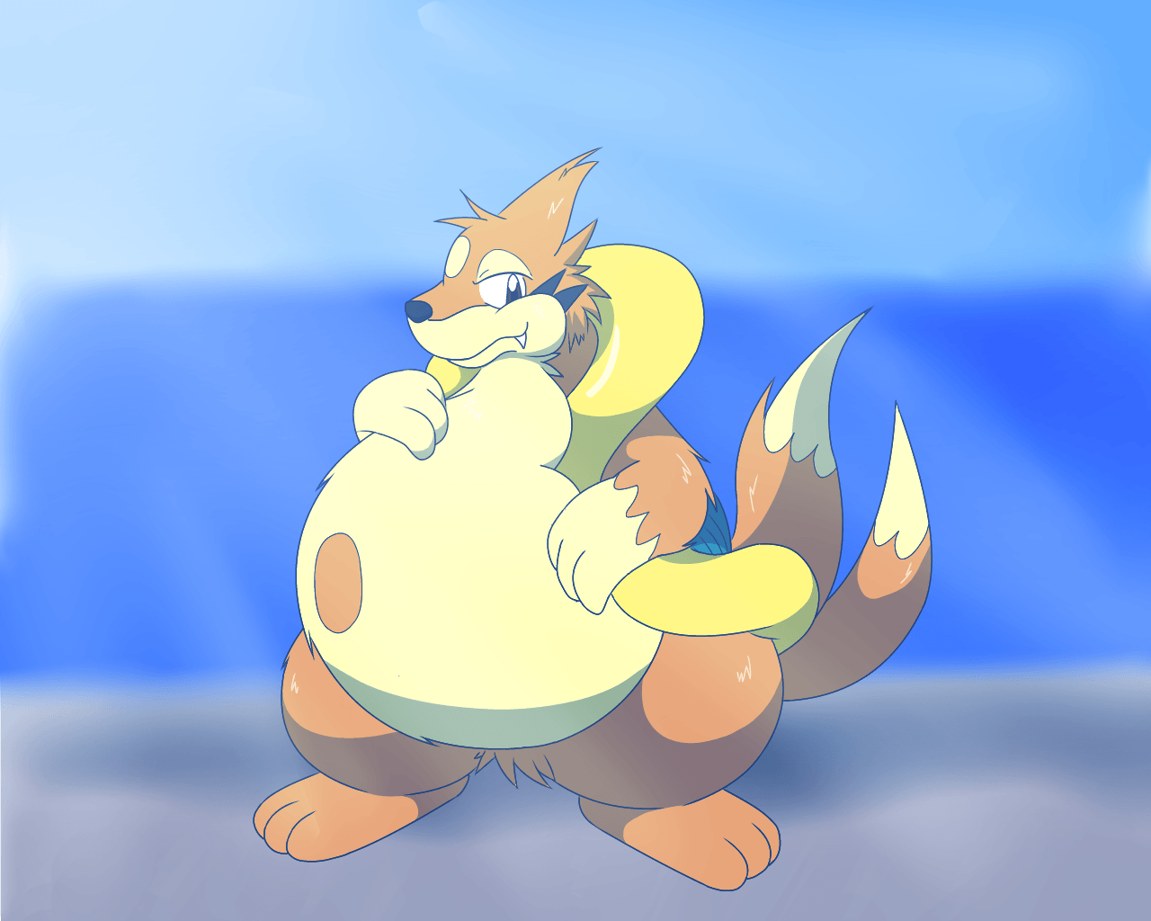 Fat Floatzel by komagin