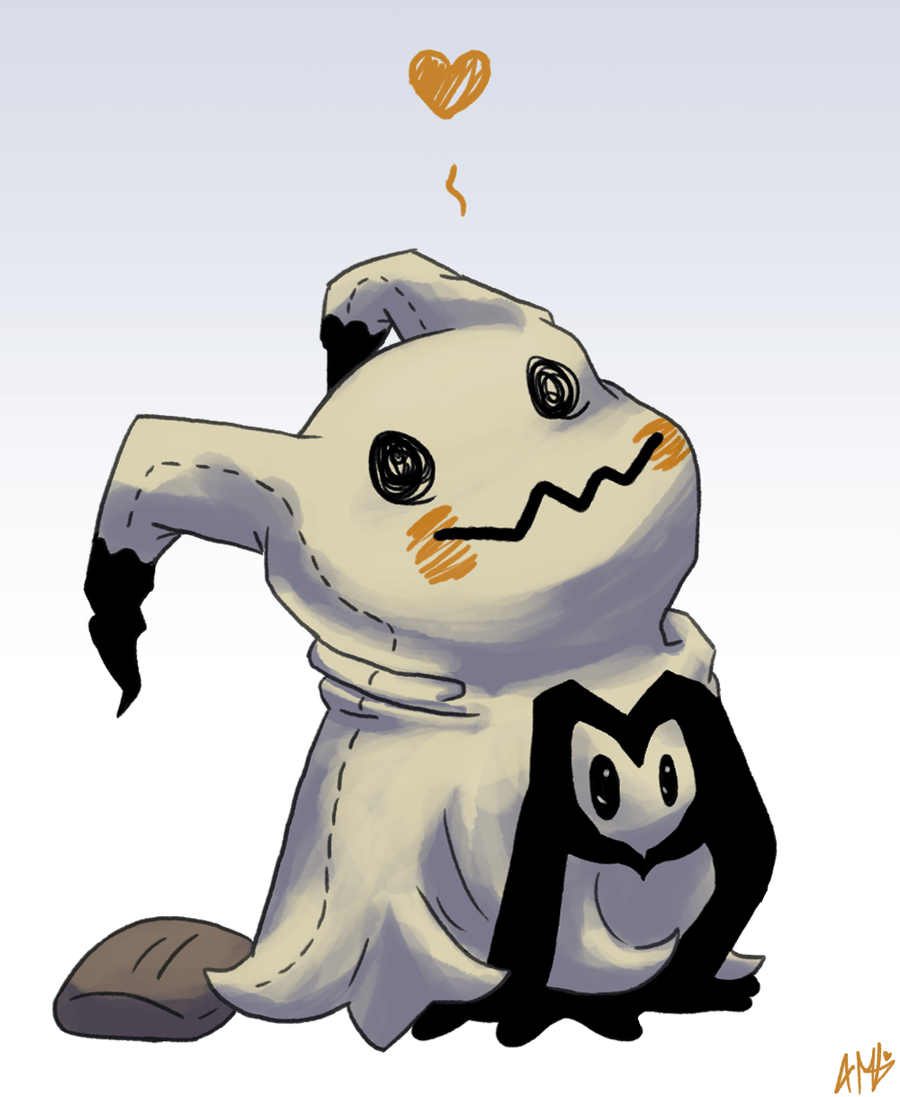 Mimikyu Love by Anoxar