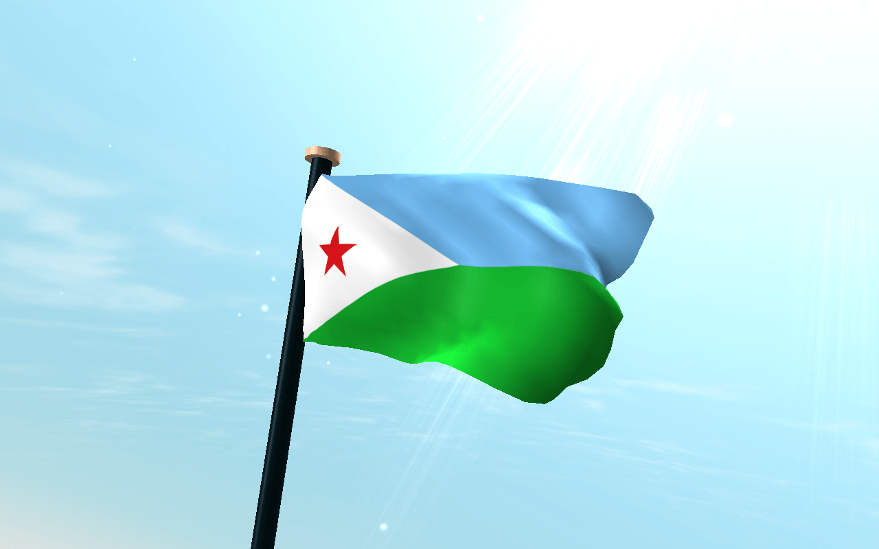 Djibouti Flag 3D Free