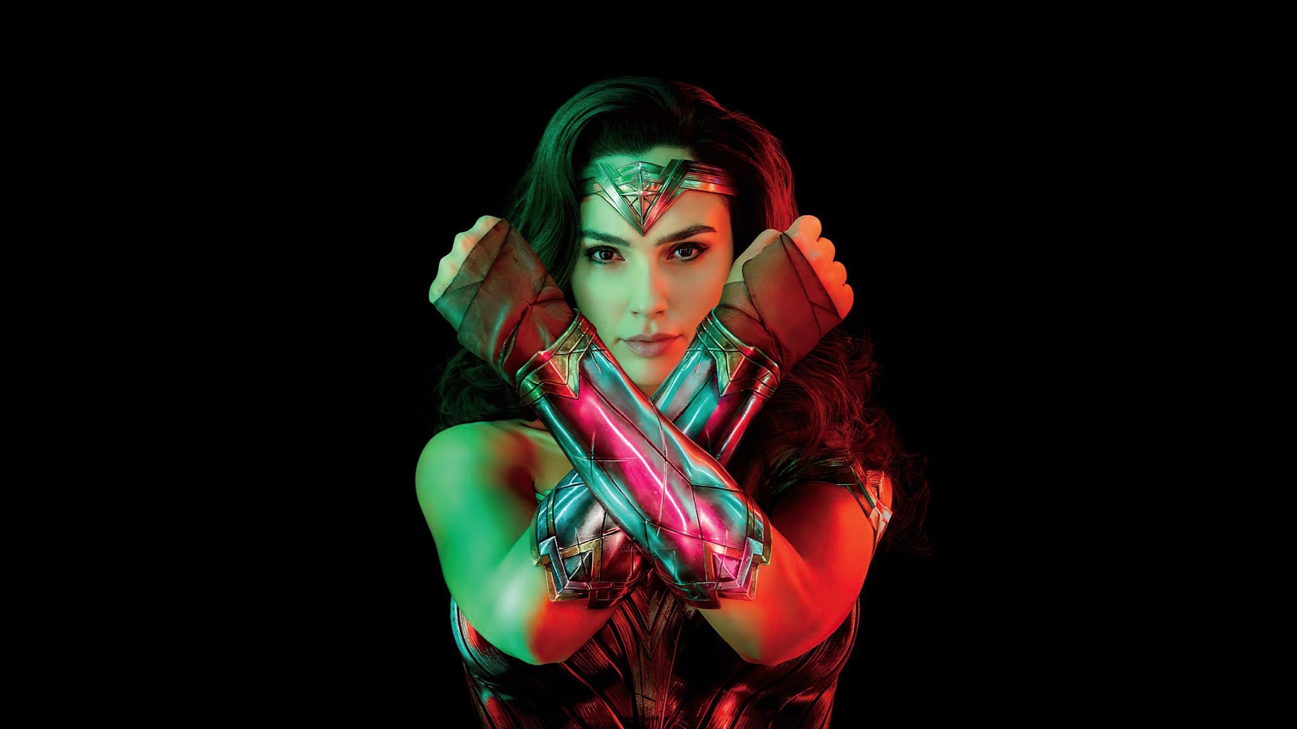 Wonder Woman 1984 4K Wallpaper, Gal Gadot, DC Comics, 2020 Movies, Black background, Movies,