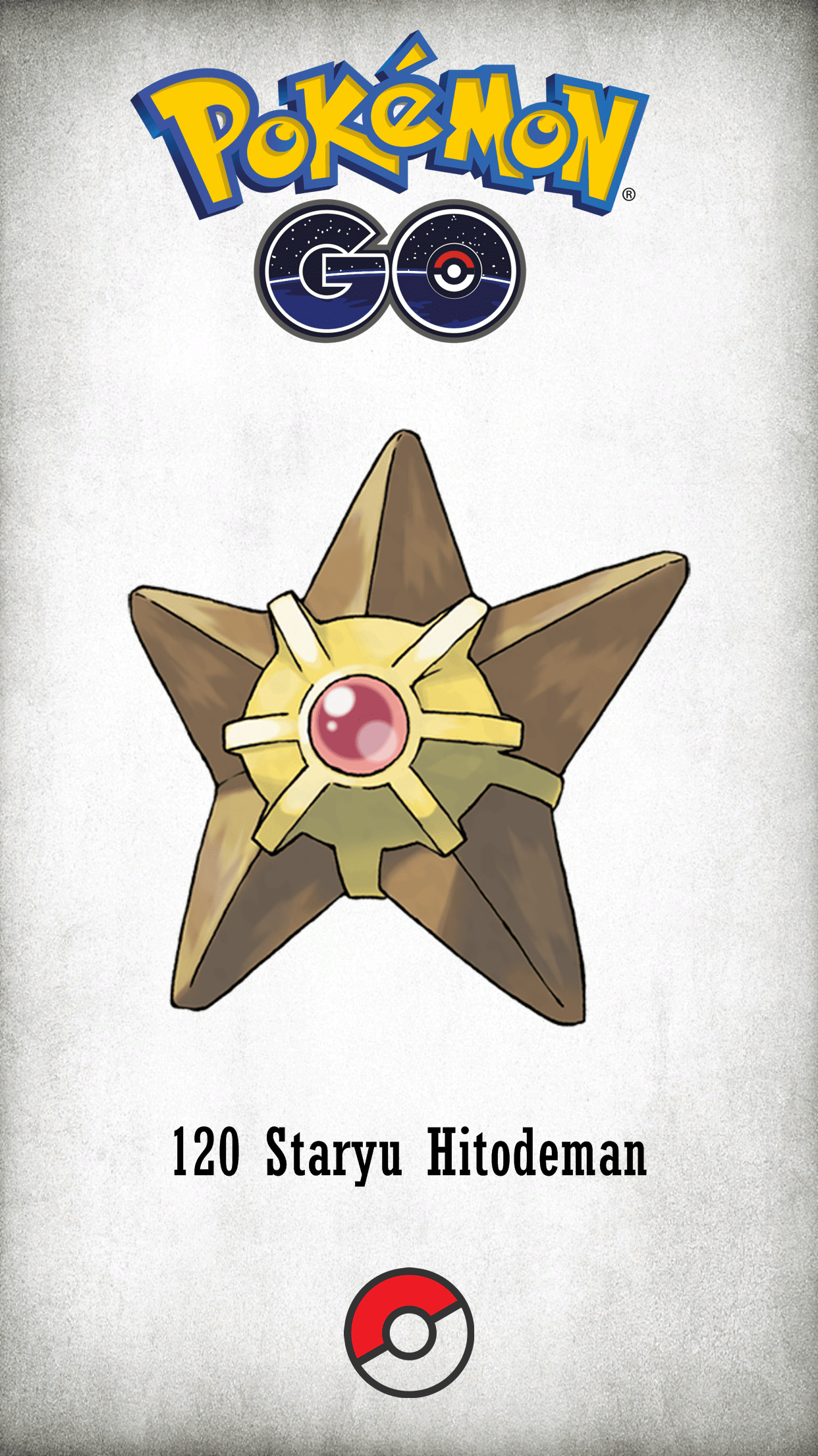 120 Character Staryu Hitodeman