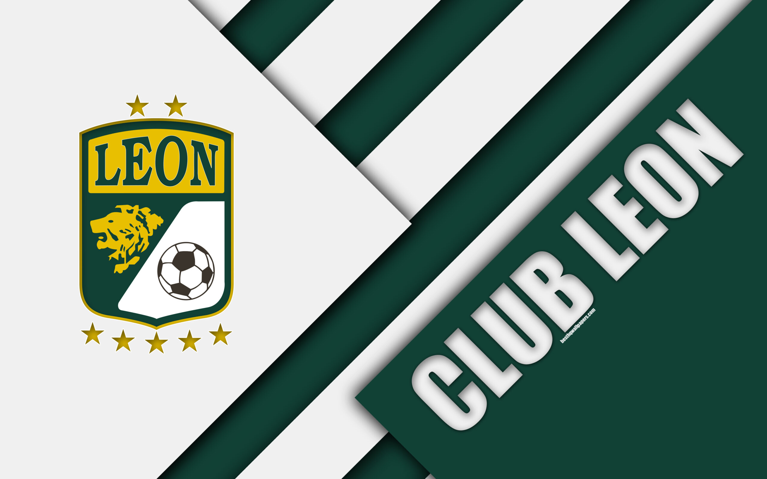 Download wallpapers Club Leon FC, 4k, Mexican Football Club