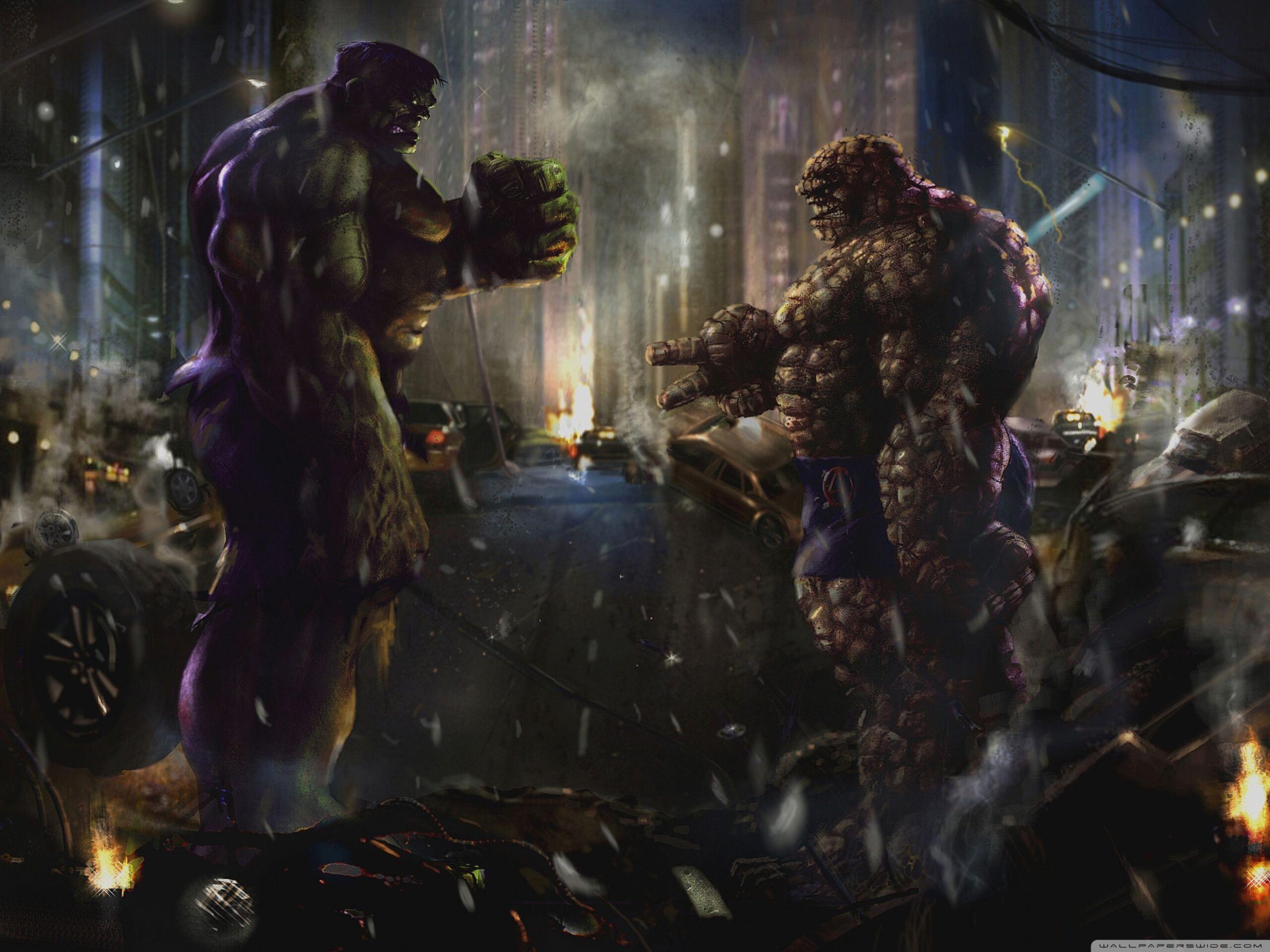 Hulk vs Thing HD desktop wallpapers : High Definition : Fullscreen