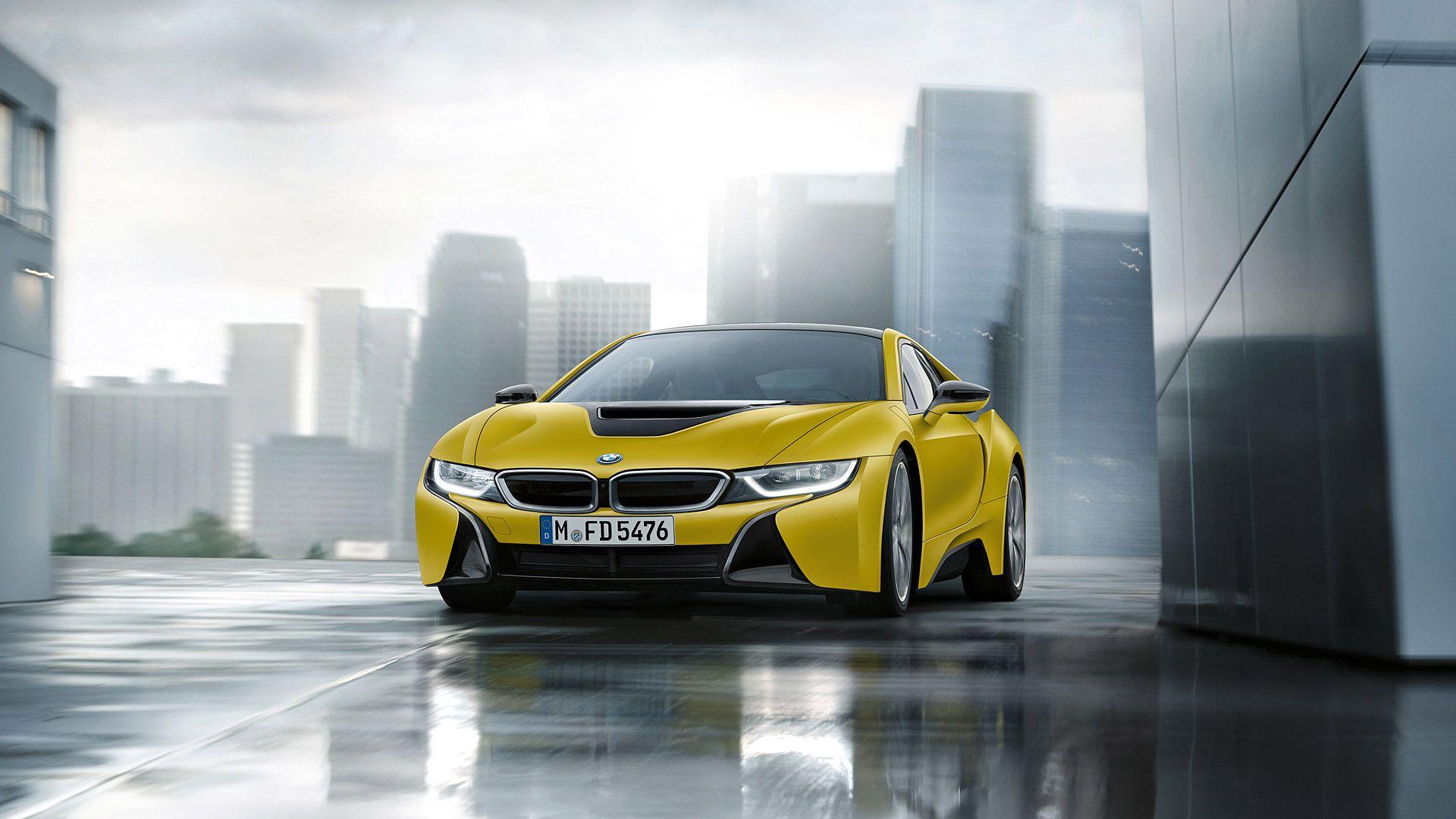 2018 BMW i8 Protonic Frozen Yellow Wallpapers & HD Image