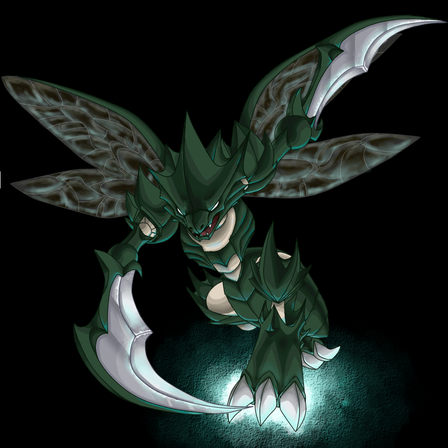 Dark Scyther by Aviarei