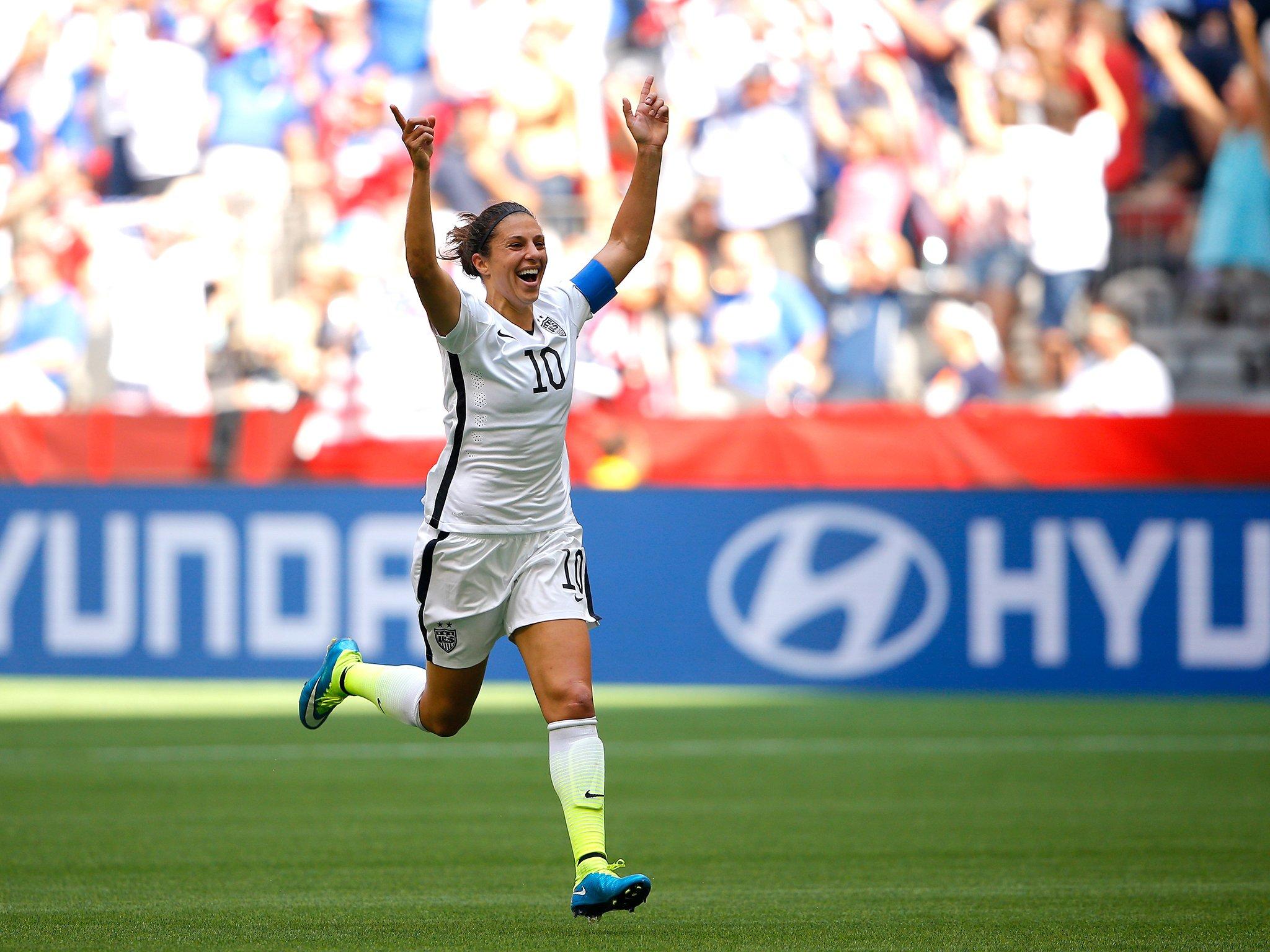 Carli Lloyd scores brilliant half