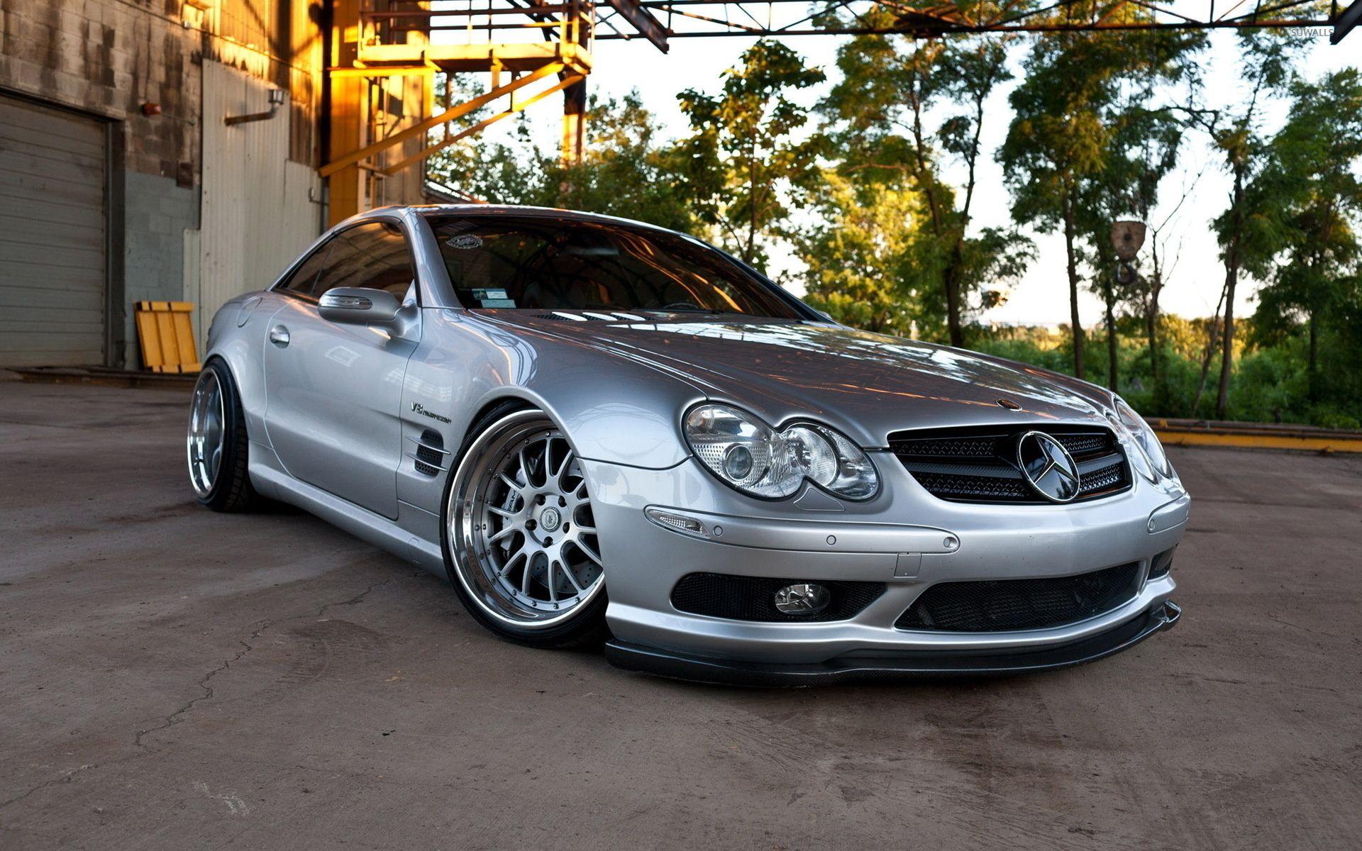 Silver Mercedes