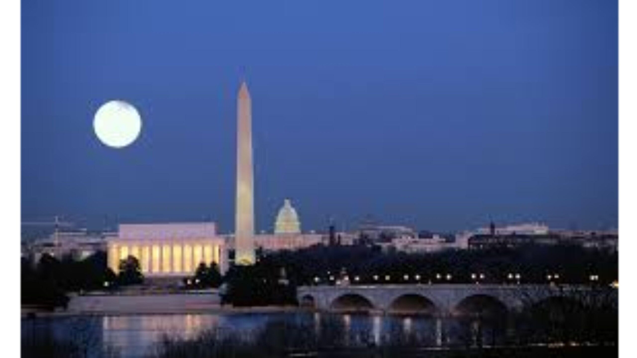 At Night Washington DC 4K Wallpapers