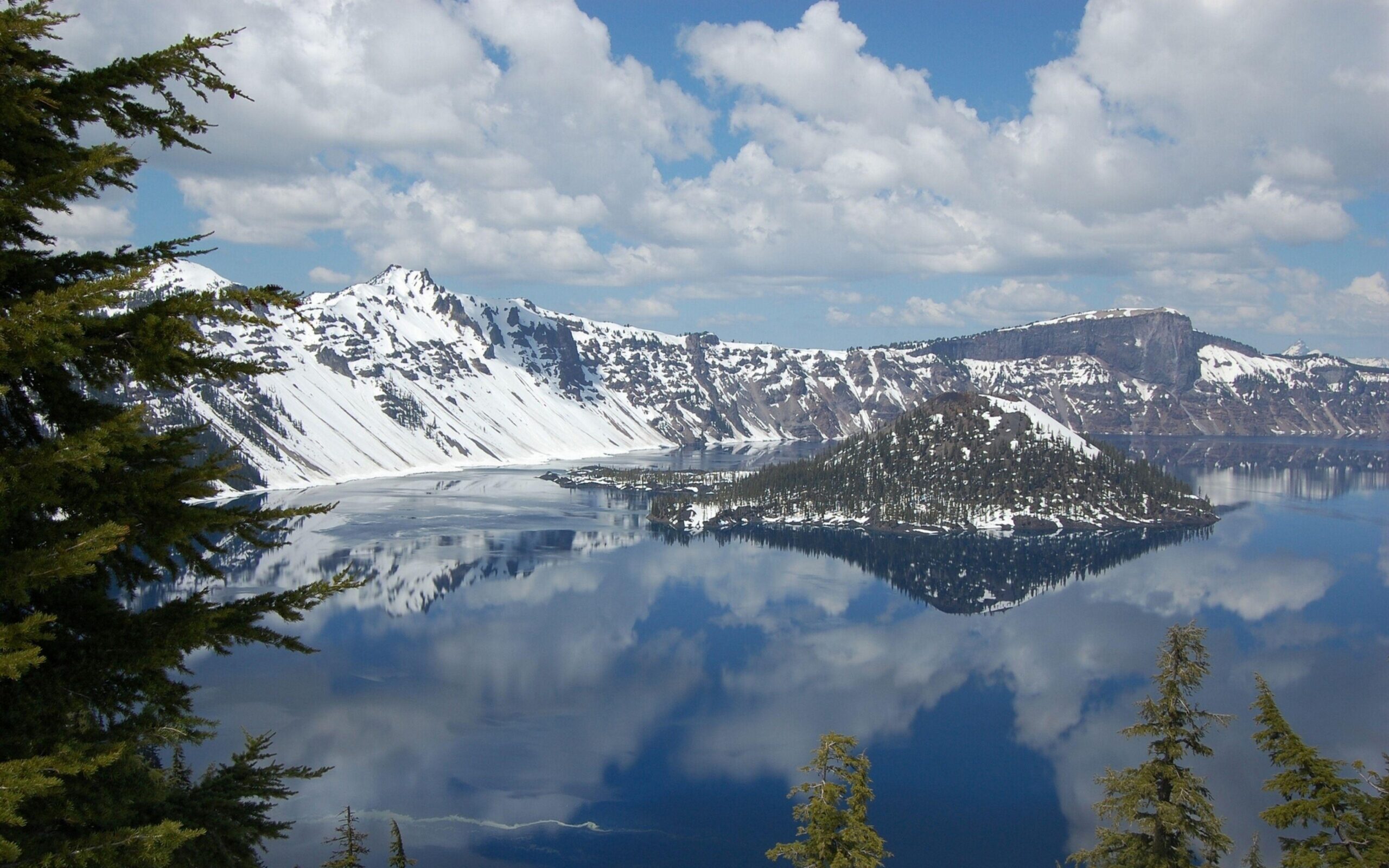 Download Wallpapers Crater lake, National park, Oregon