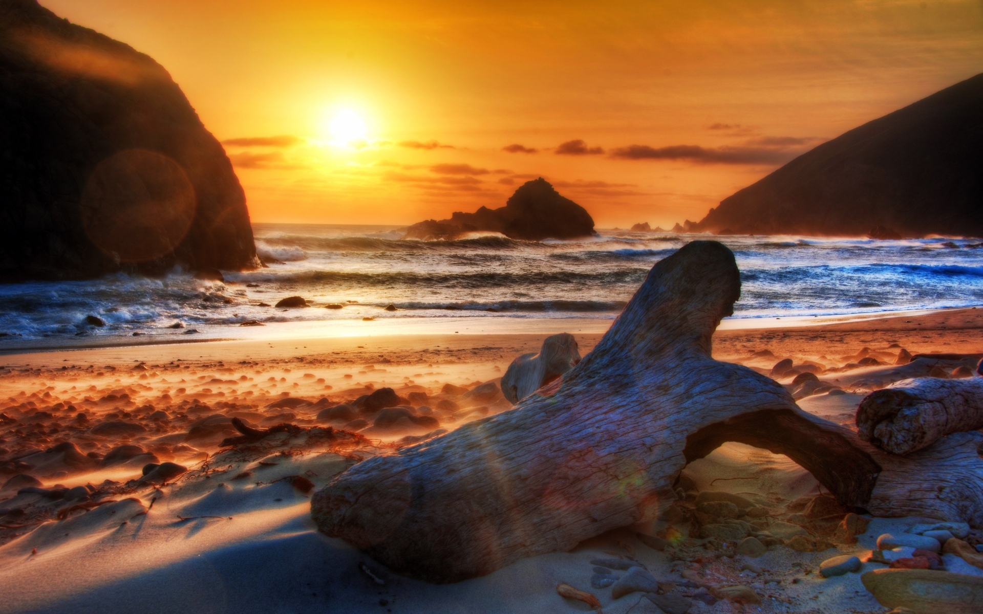 Sunset Beaches Wallpapers Download Free