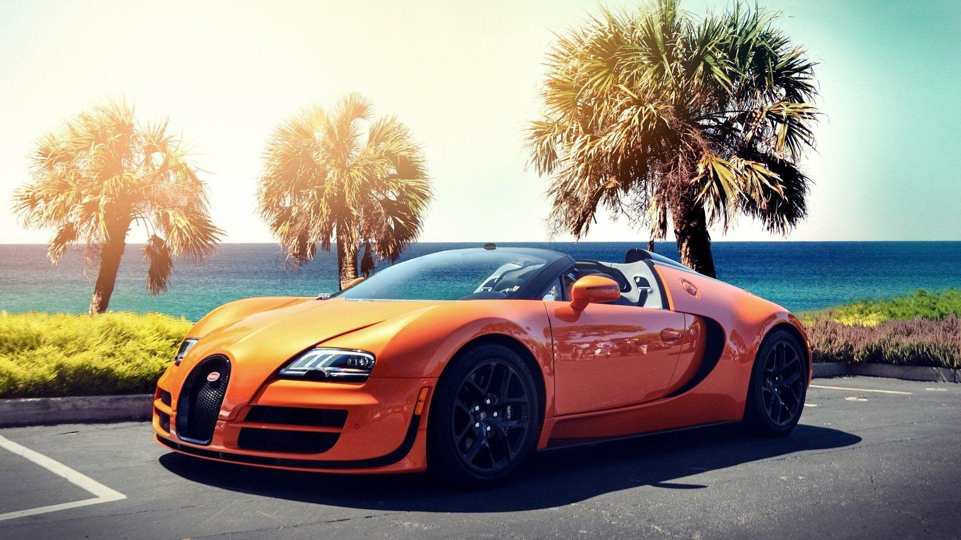 Streets cars Bugatti Veyron Bugatti sunlight roads Bugatti Veyron