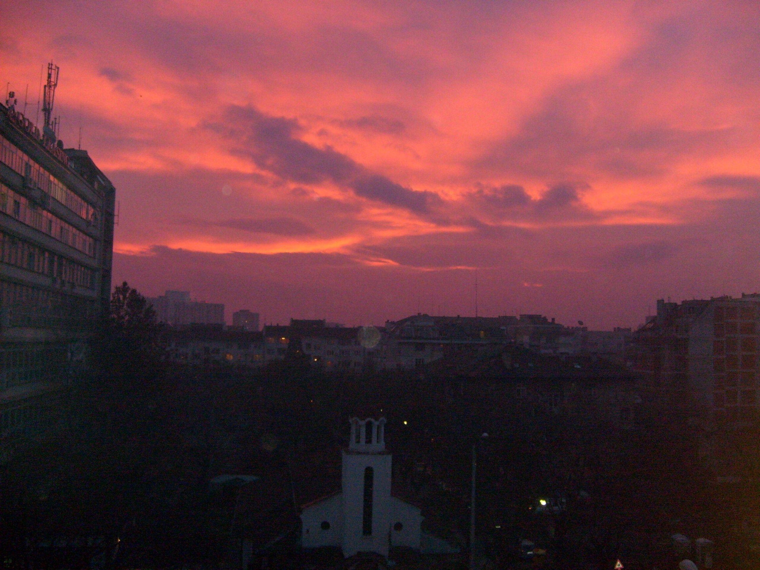 Sunsets: Bulgaria Clouds Sunset Nature Sofia Pink Sky Photography