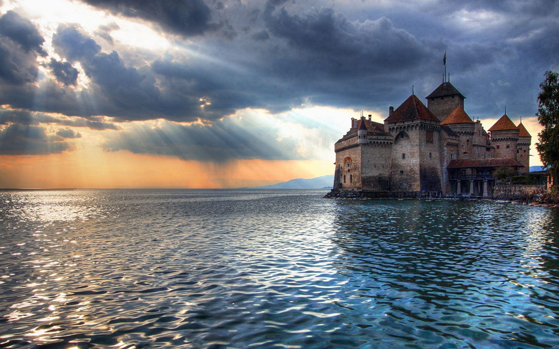 Chillon Castle Wallpapers Switzerland World