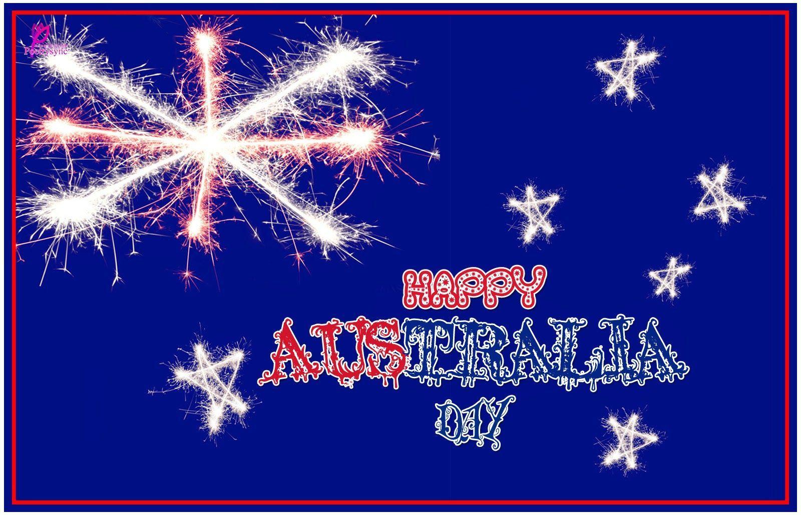 Australia Day 26 January Wishes on Australia Flag HD Wallpapers