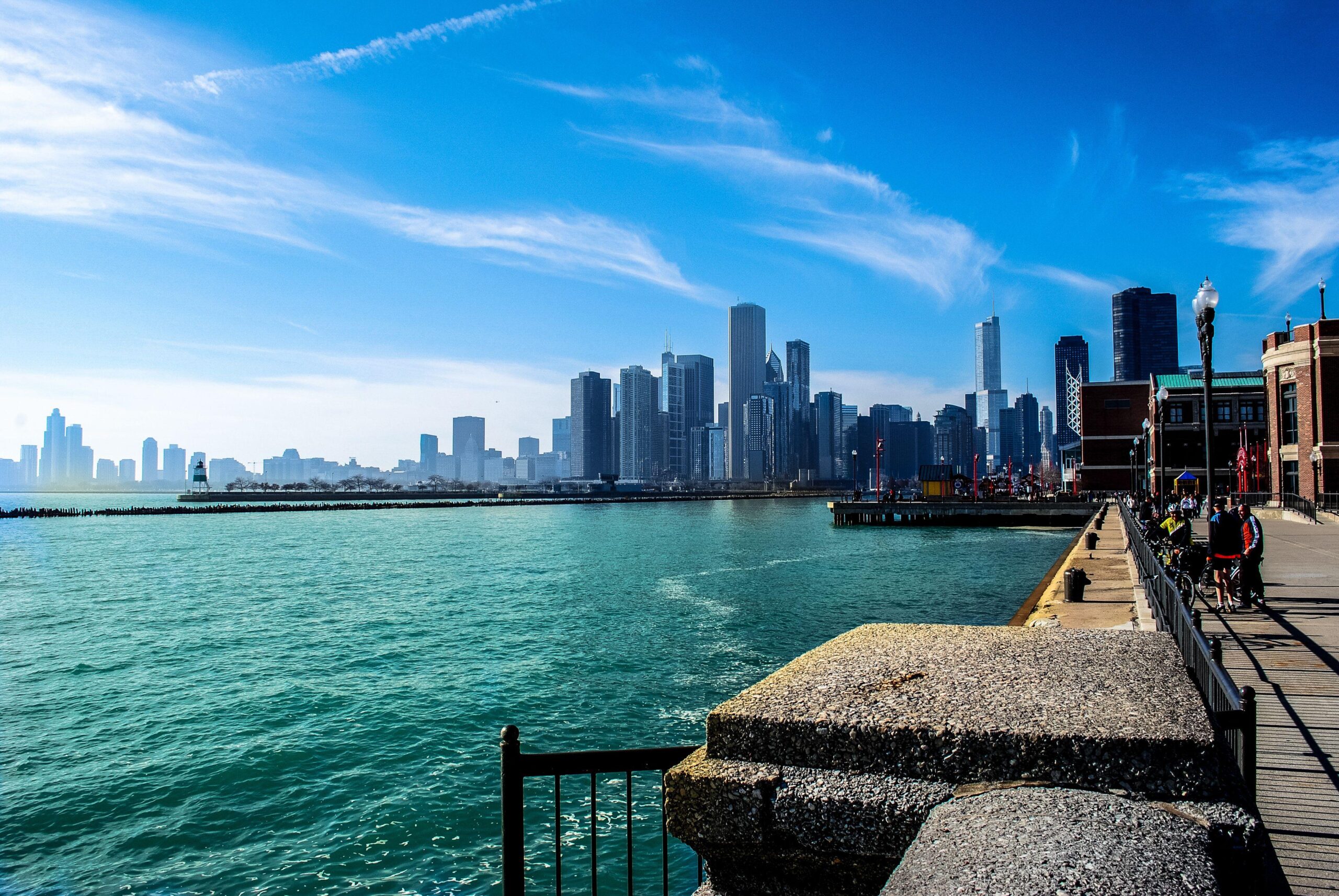 Michigan Chicago River gorod illinois wallpapers