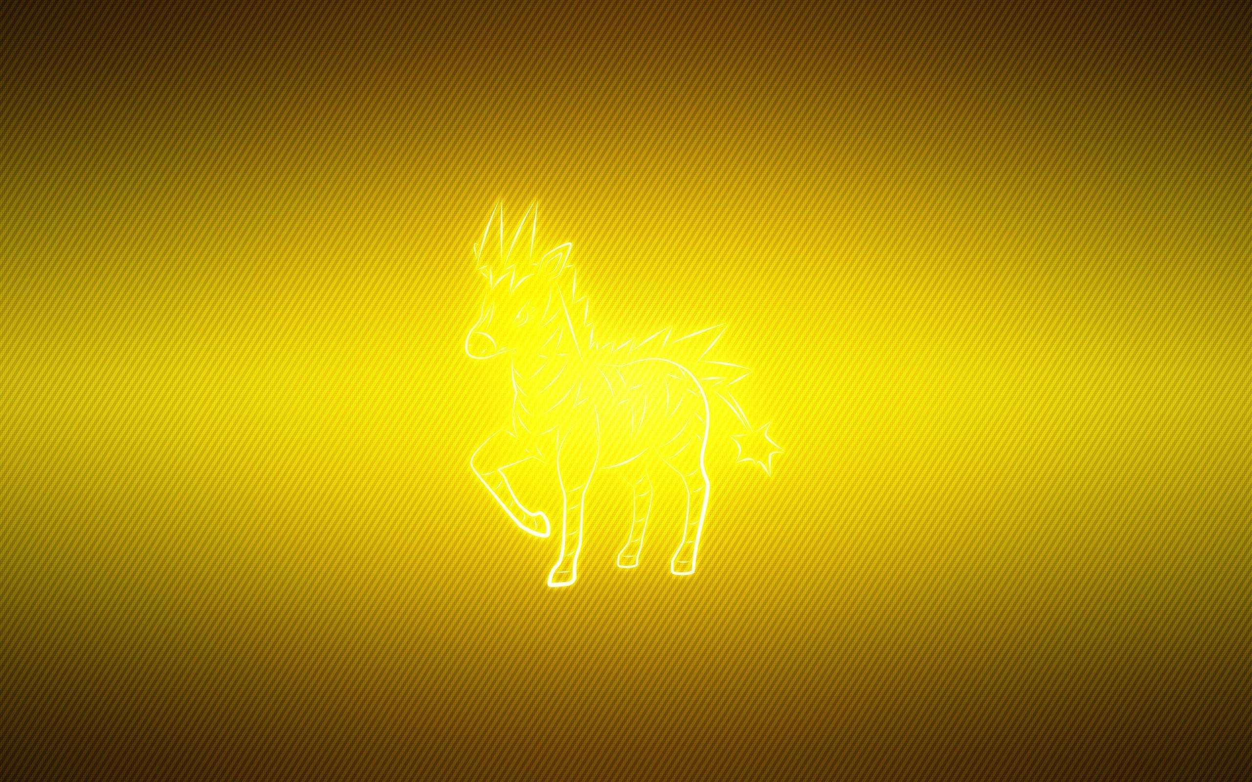 wallpapers zebstrika, pokemon, yellow HD : Widescreen : High