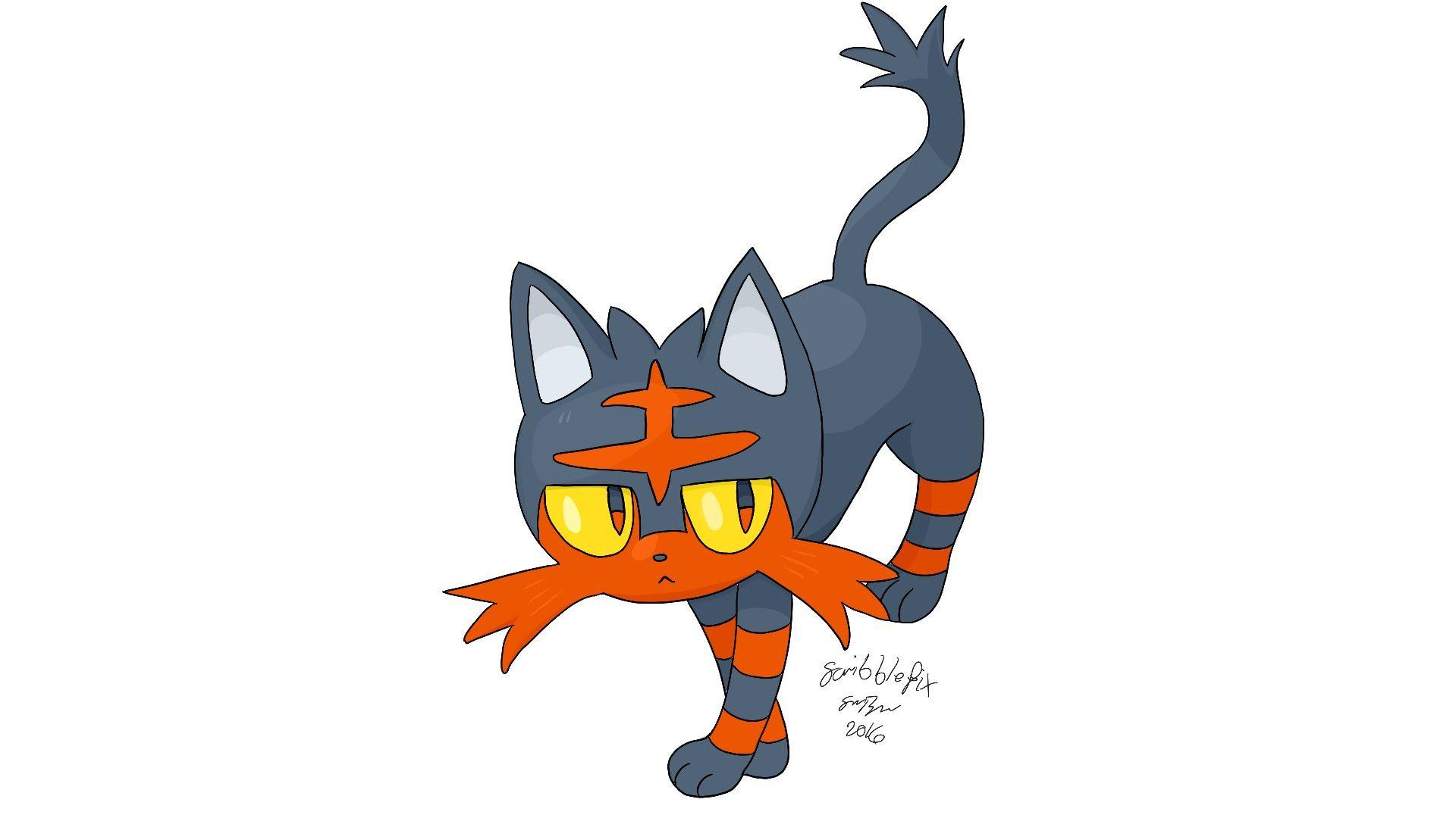 Pokemon Sun & Moon Starter Litten