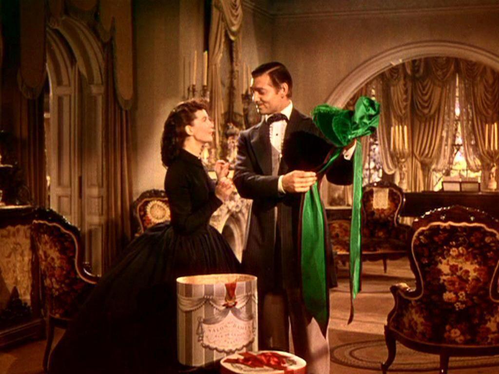 Vivien Leigh … Scarlett O’Hara and Clark Gable … Rhett Butler