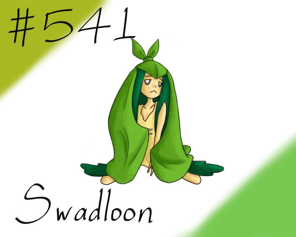 Pokemon Gijinka Project 541 Swadloon by JinchuurikiHunter