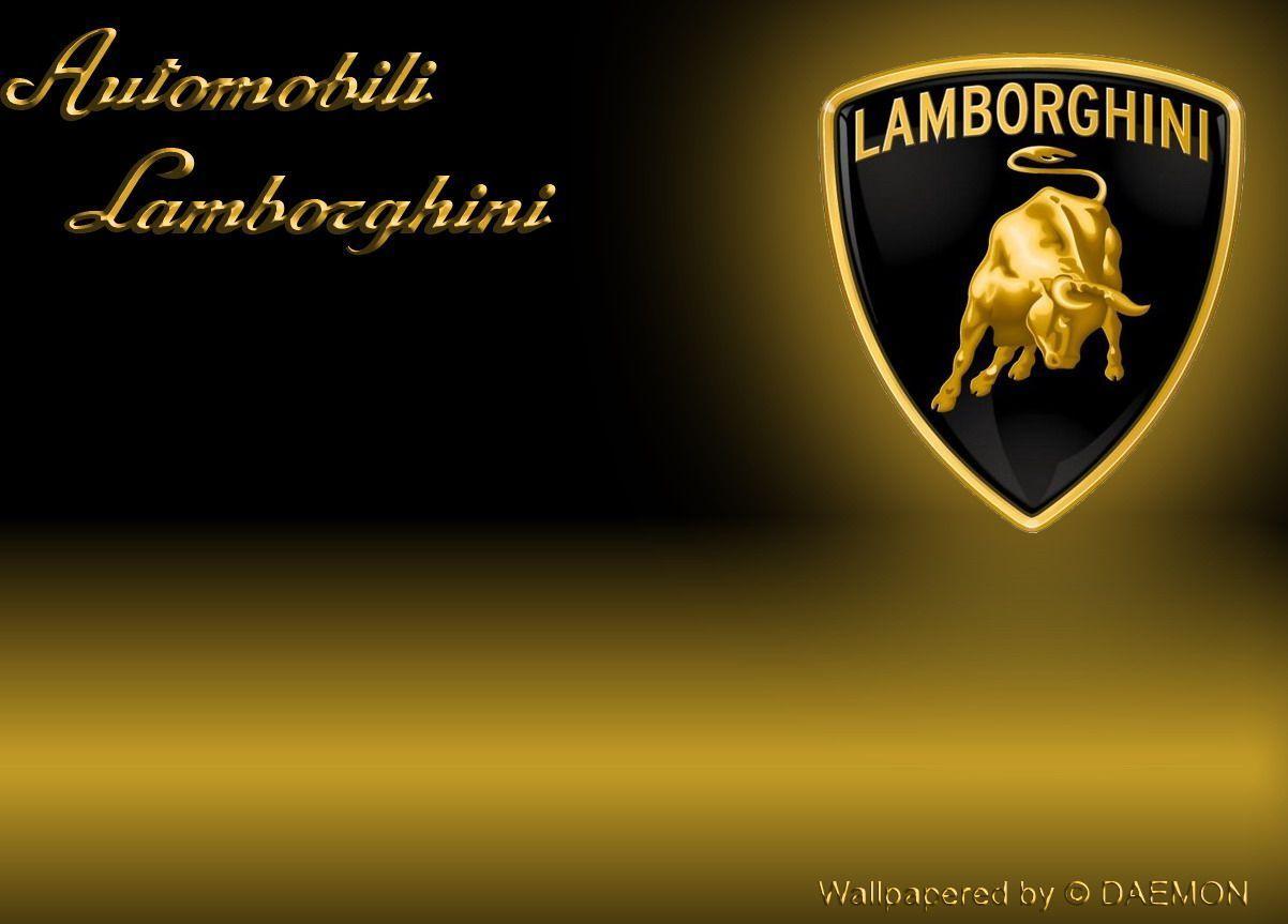 Wallpapers For > Lamborghini Logo Wallpapers Iphone