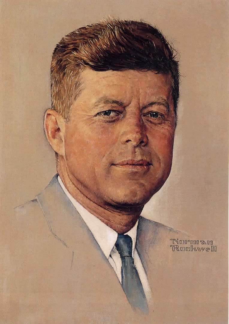 Portrait Of John F Kennedy