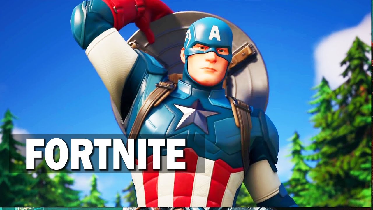 Captain America Fortnite wallpapers