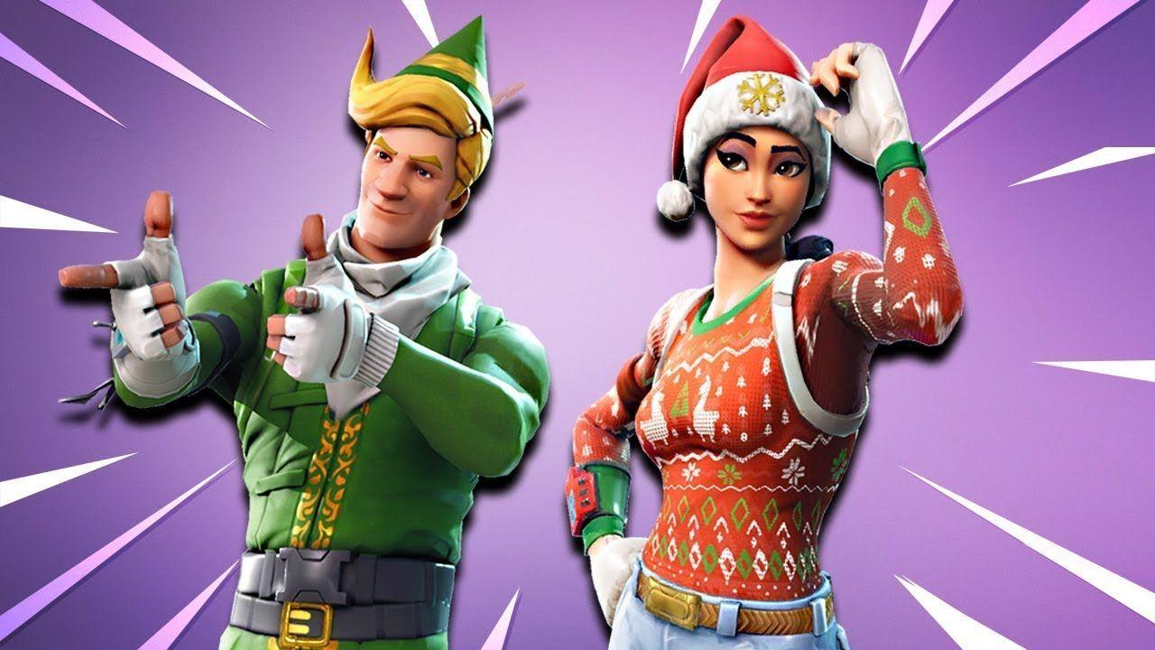 14 Best Free Fortnite Christmas Wallpapers