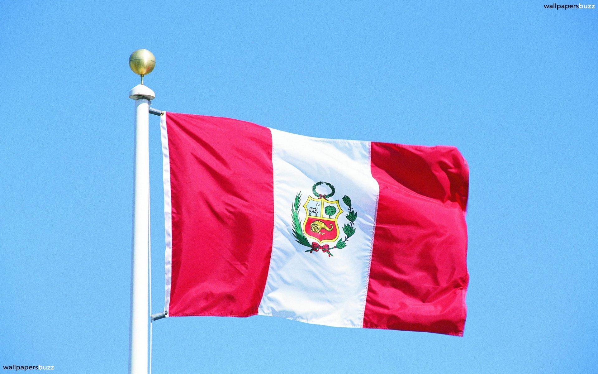 The flag of Peru HD Wallpapers