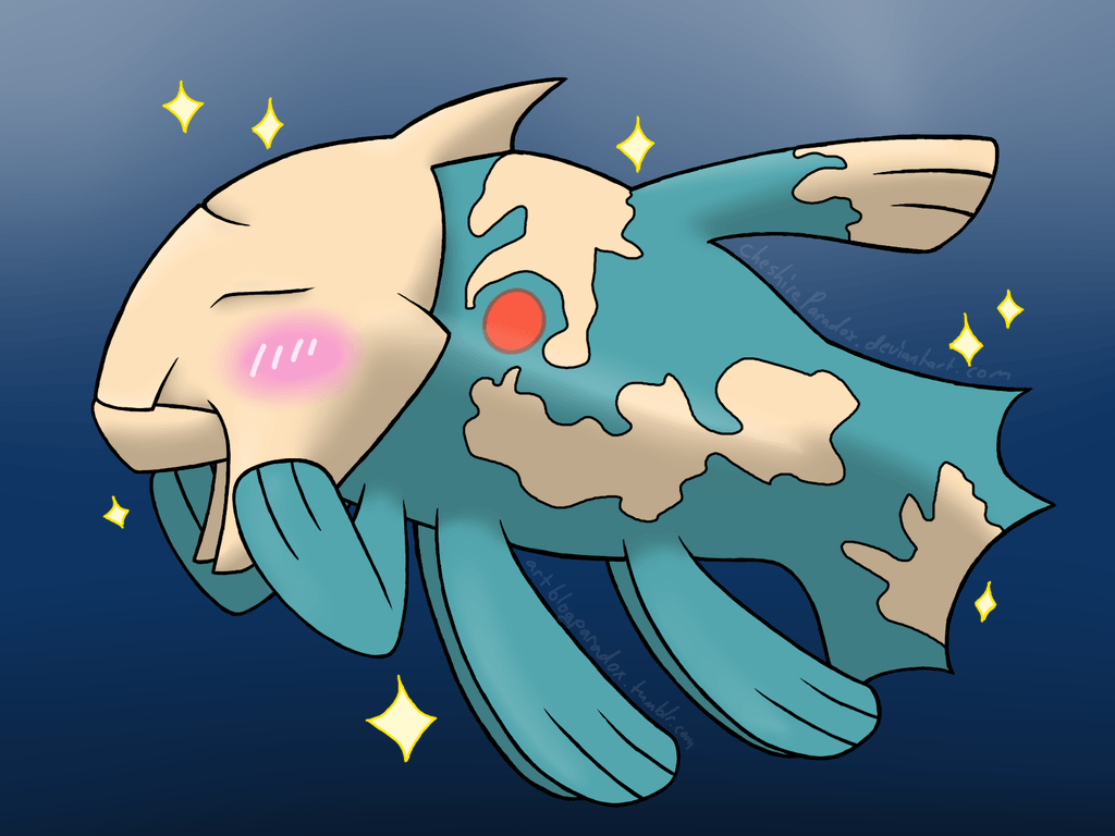 Pokemon: Shiny Relicanth Blushu by PlutonianParadox