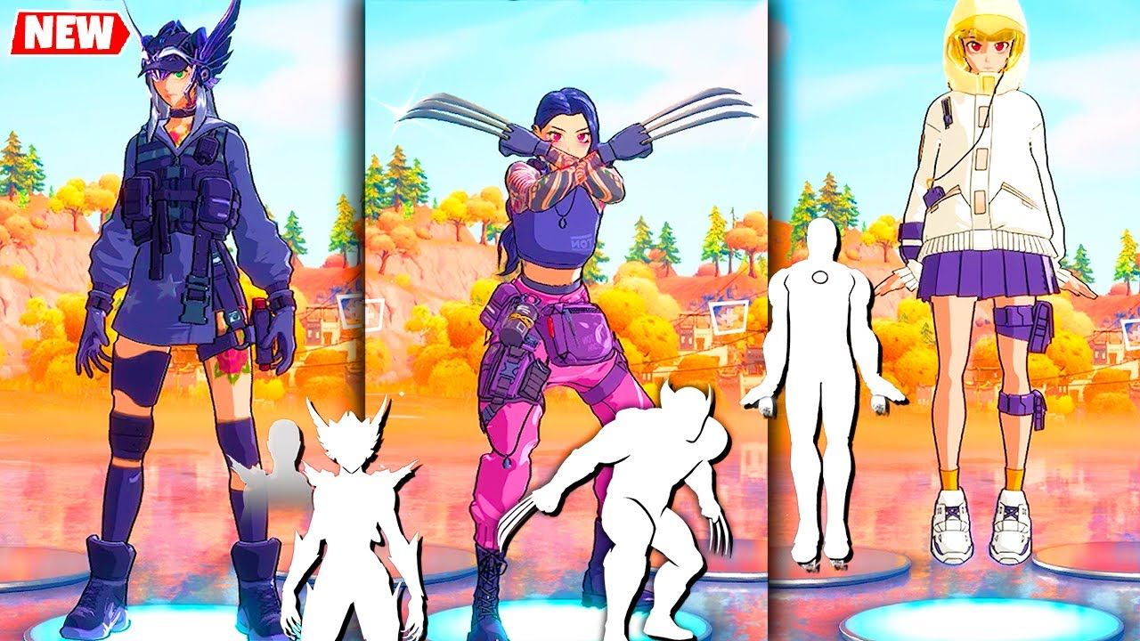 NEW* Chigusa, Megumi & Yuki Skins Fortnite