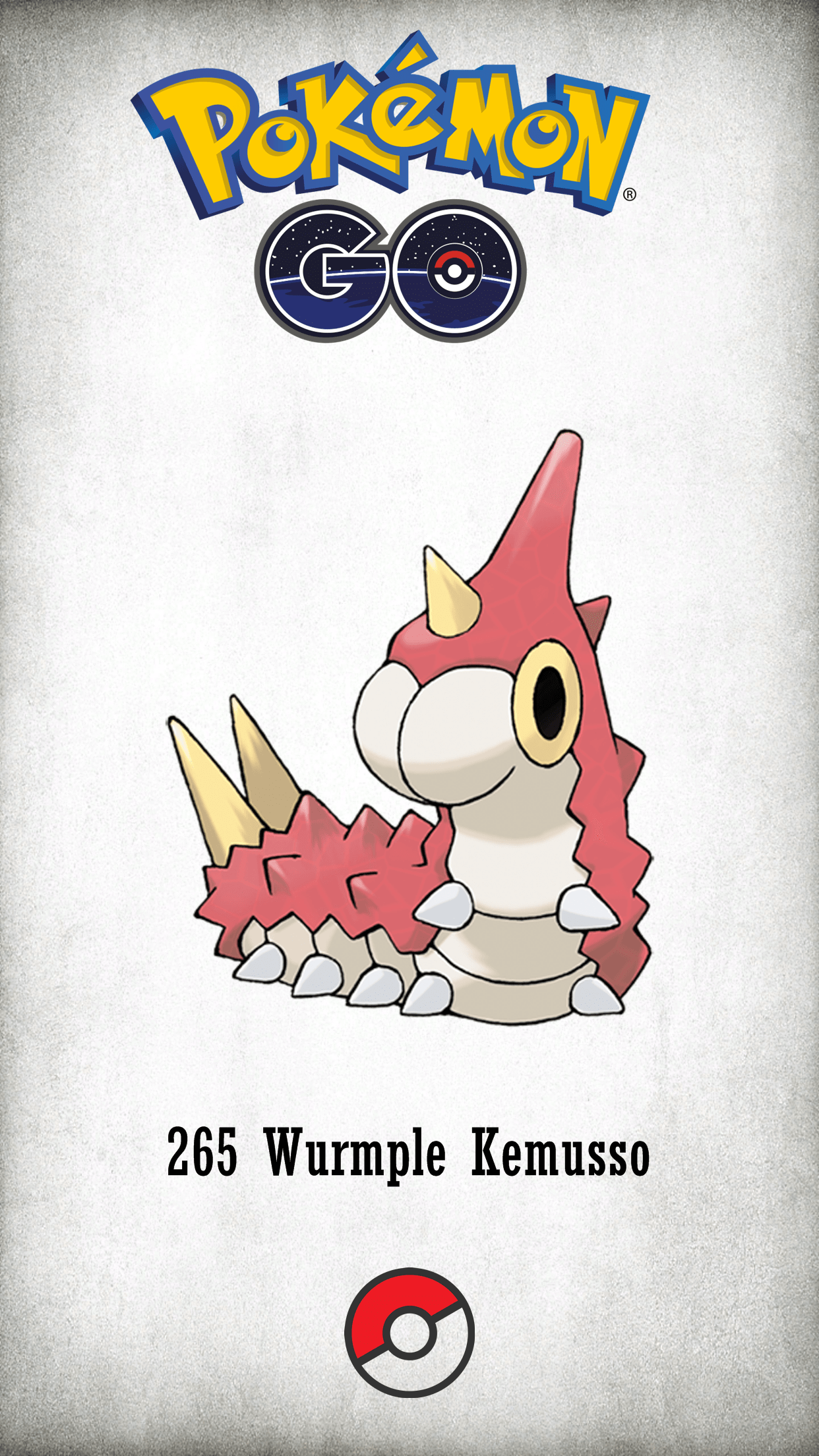 265 Character Wurmple Kemusso