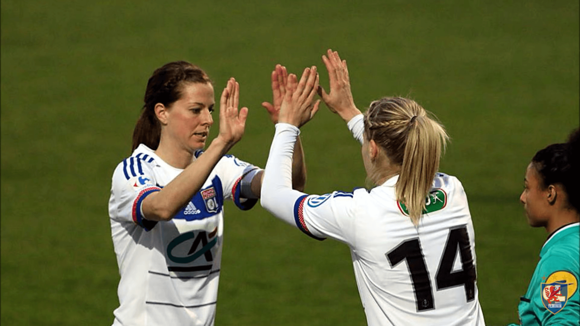 Lotta Schelin and Ada Hegerberg