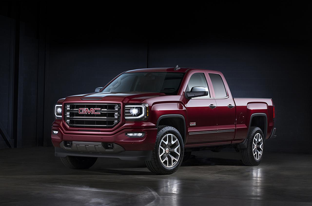 Wallpapers GMC 2015 Sierra Crew Cab Wine color auto