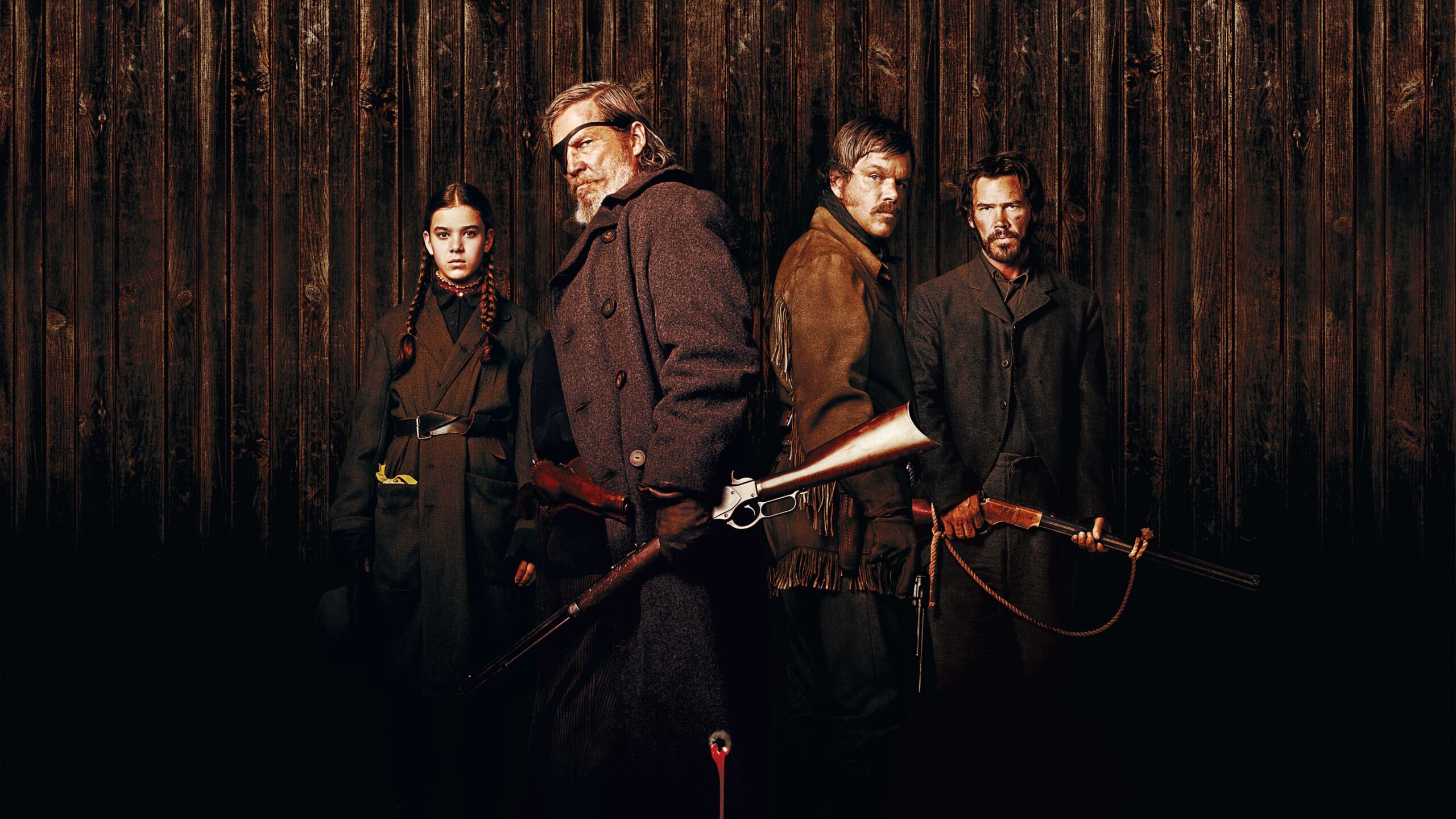 Wallpapers True Grit, Jeff Bridges, Hailee Steinfeld, Matt Damon