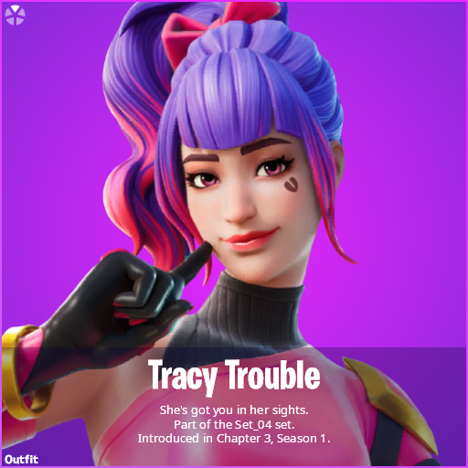 Tracy Trouble Fortnite wallpapers