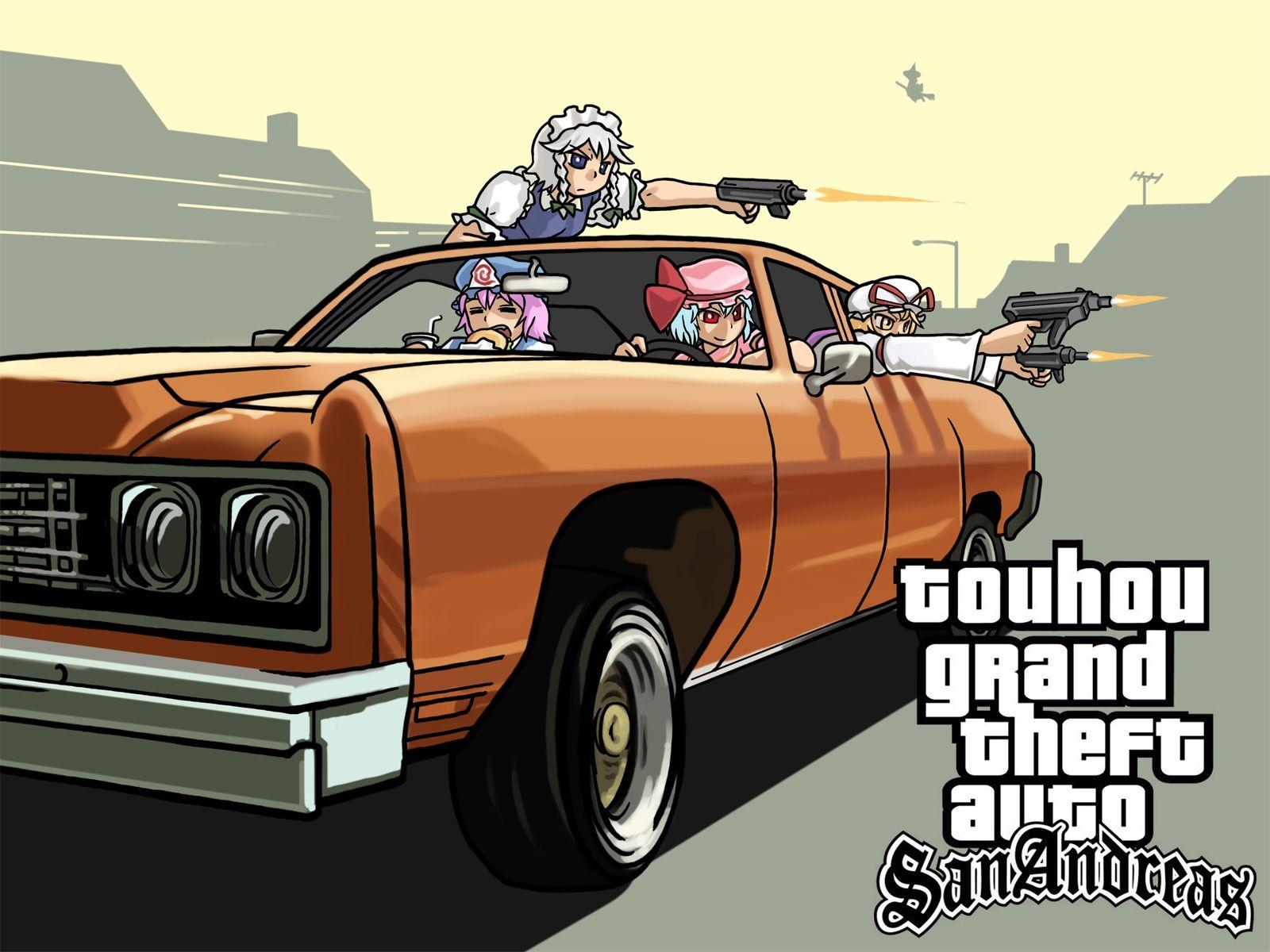 Wallpapers Gta, Grand theft auto, San andreas, Car, Anime HD