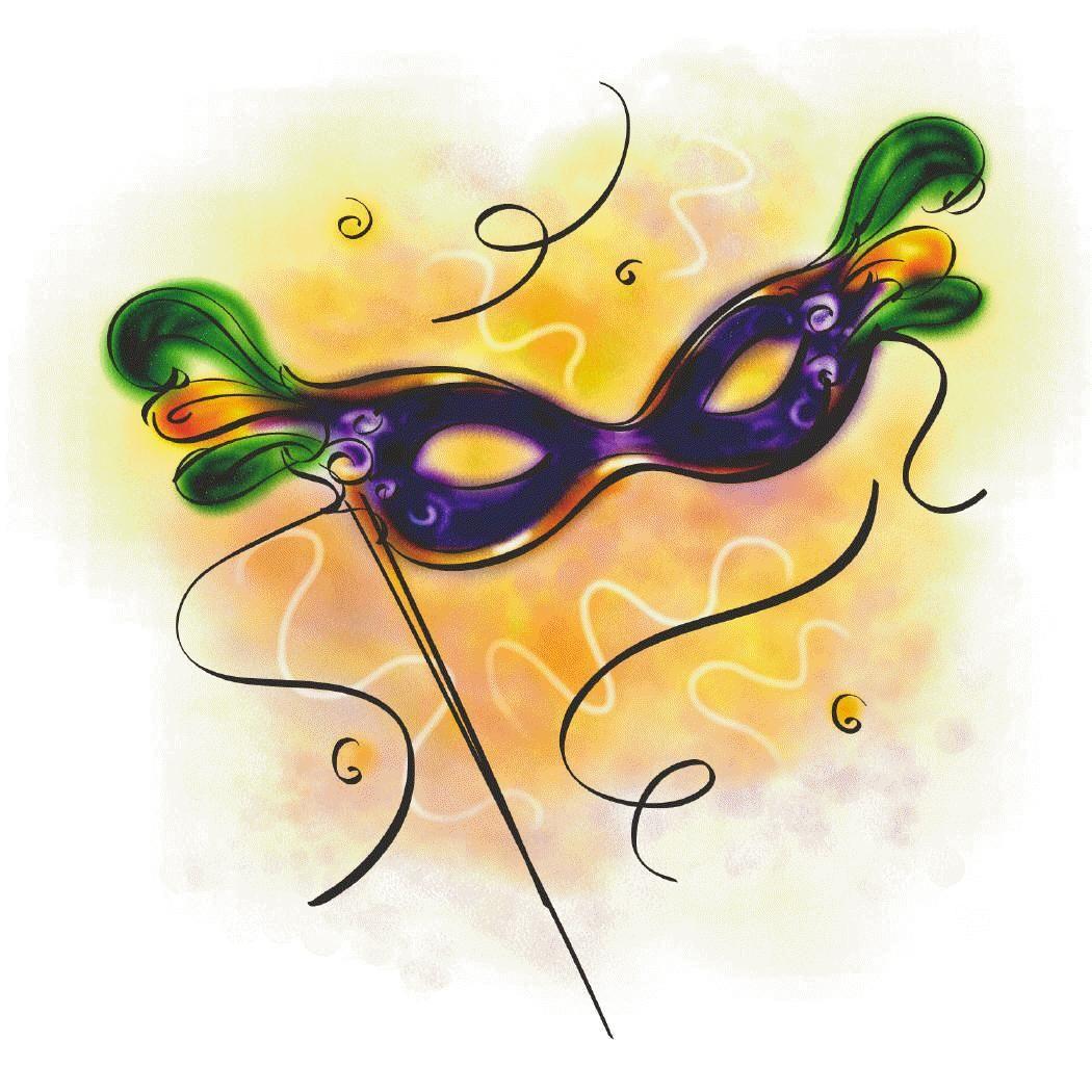 Mardi Gras Masks Clip Art