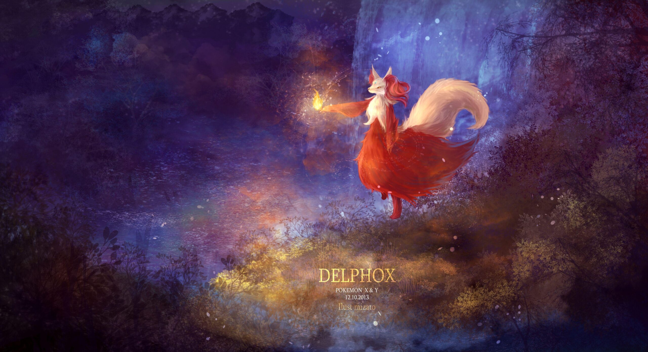 delphox, pokemon desktop wallpapers 40389