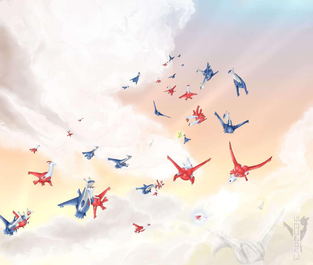 Latias and Latios image Eons HD wallpapers and backgrounds photos