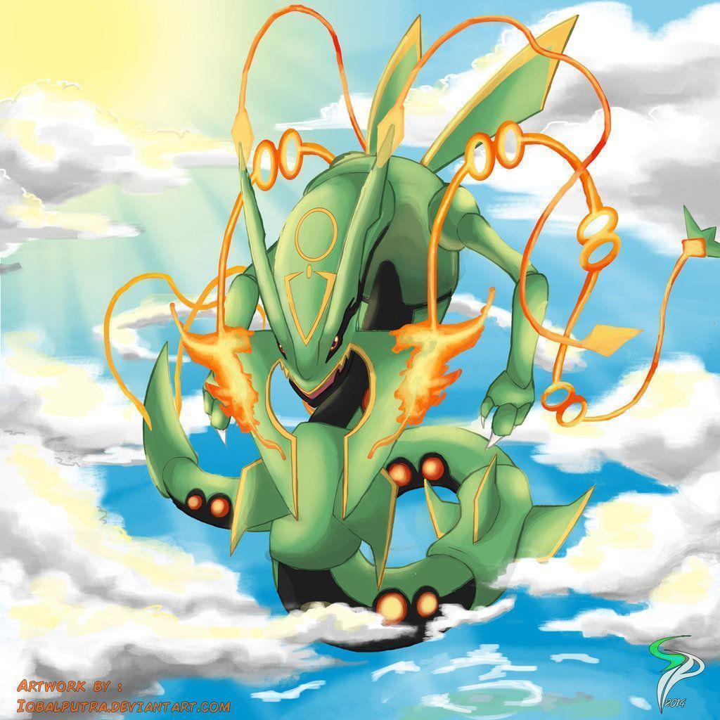 Mega Rayquaza by IqbalPutra.deviantart on @DeviantArt