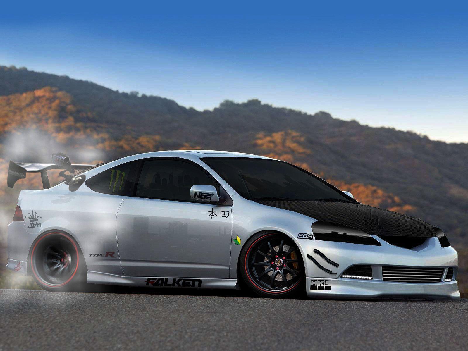 Drifting Acura RSX HD Wallpapers