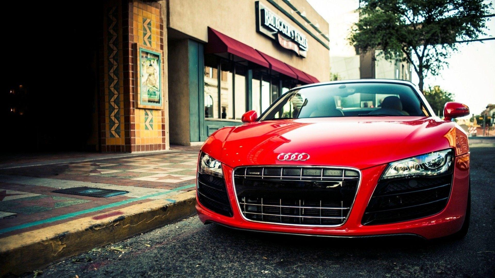 Red Audi R8 HD Wallpapers 1080p Super Cars