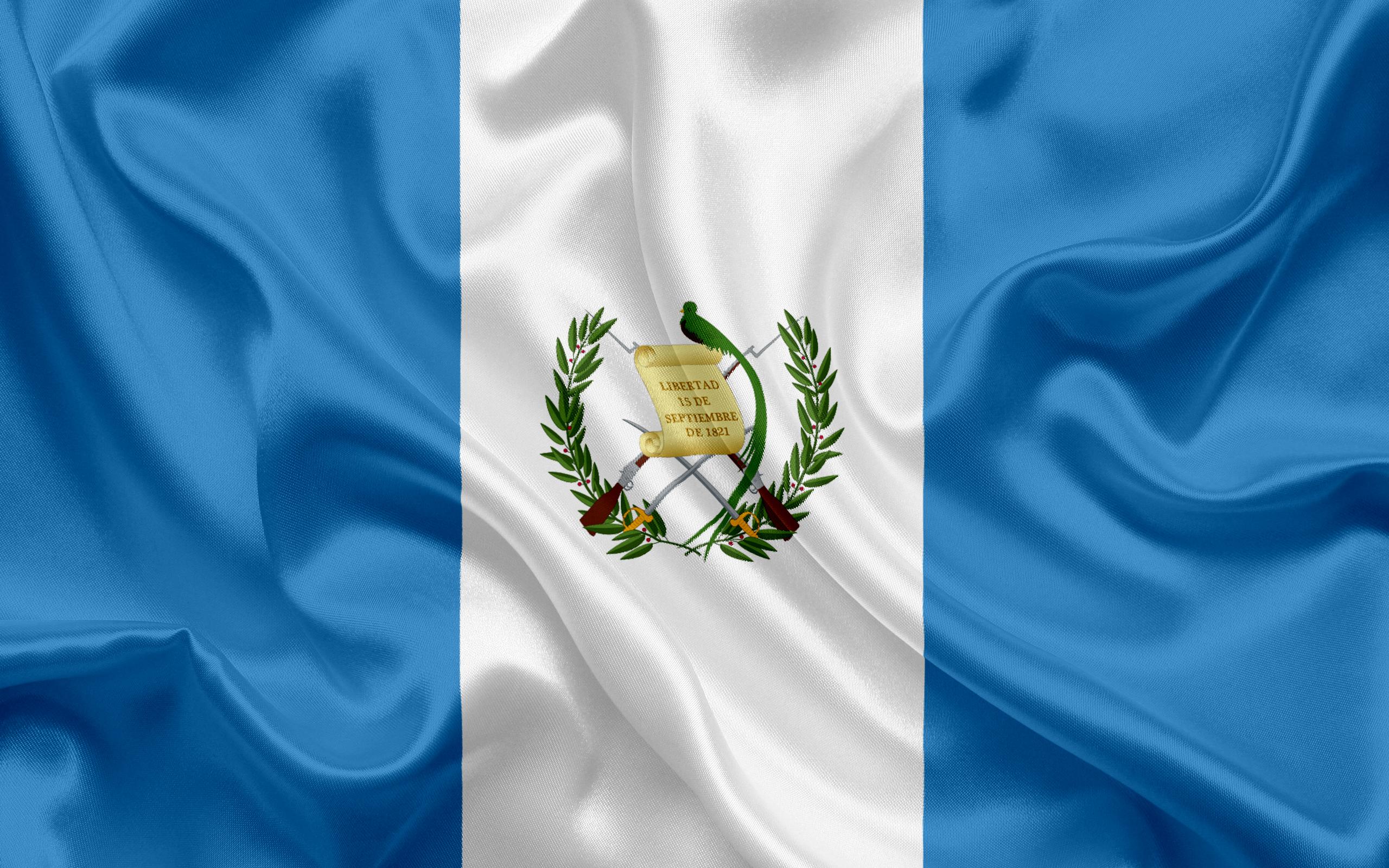 Download wallpapers Guatemalan flag, Central America, Guatemala