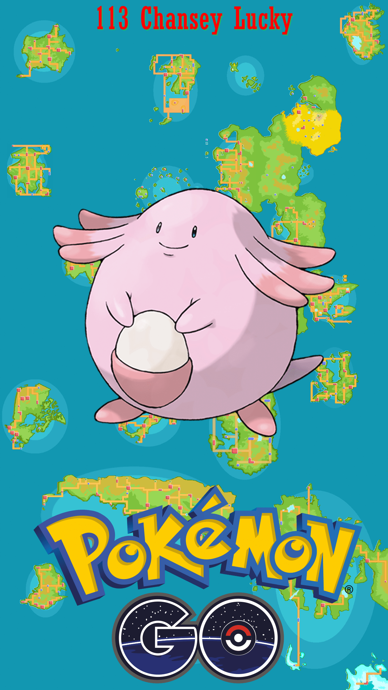 113 Street Map Chansey Lucky