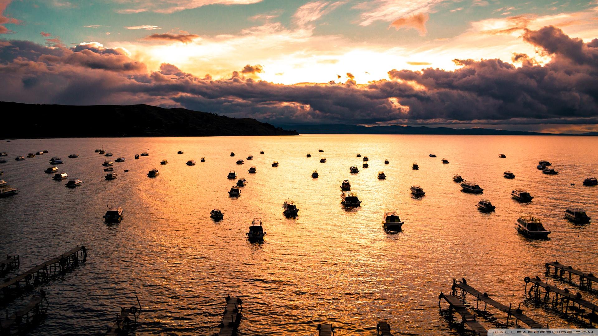 Beautiful Sunset, Lake Titicaca HD ❤ 4K HD Desktop Wallpapers for 4K