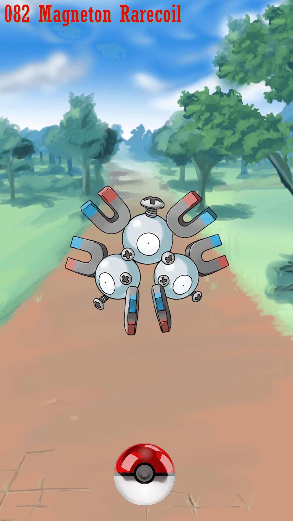 082 Street Pokeball Magneton Rarecoil