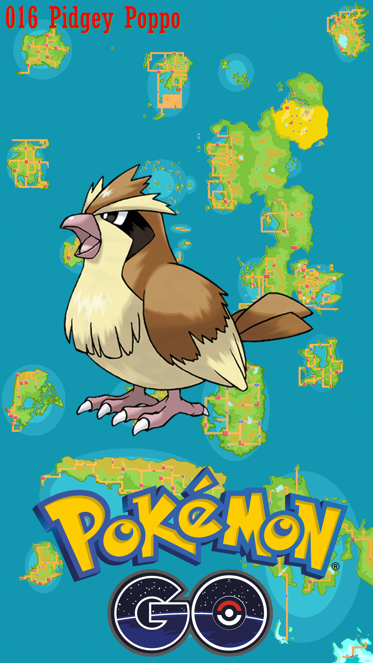 016 Street Map Pidgey Poppo