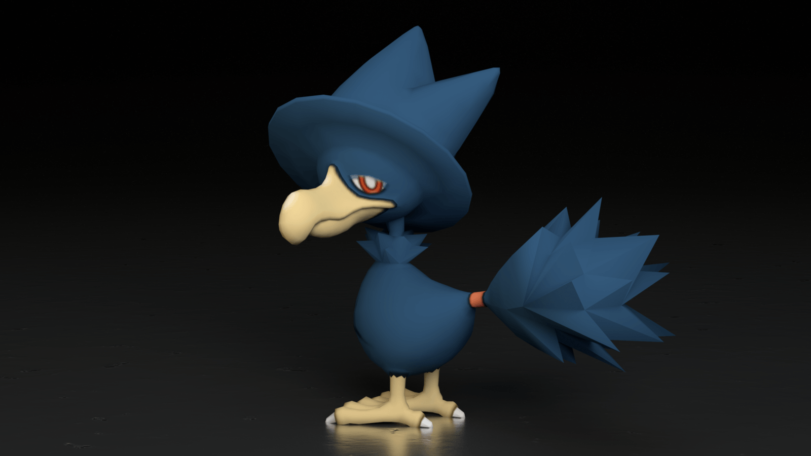 198. Murkrow by TheAdorableOshawott